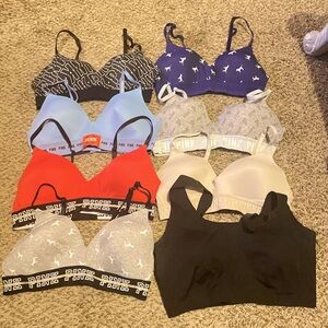 Lot of PINK Victoria Secret Bras